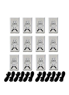 Generic Funny Outlet Cover Decal,12 Pair Arm and Hand Outlet Decals,Duplex Outlet Wall Plate Cover,Humorous Wall Outlet Sticker Home Decoration Stickers  - Image 1