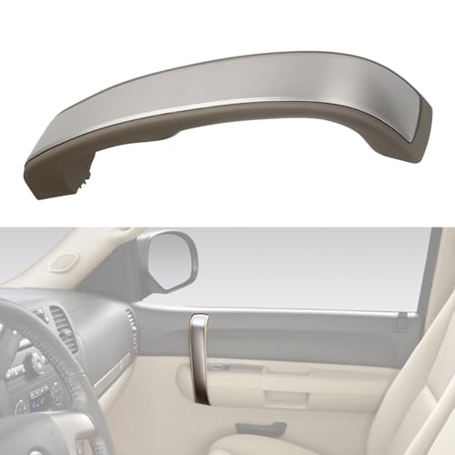 omoZone Interior Door Pull Handle Armrest Inside Grab Handle Front Right Passenger Side Cashmere Compatible with 2010-2014 Chevrolet Chevy Silverado GMC Sierra Replaces 22842357 - Image 4