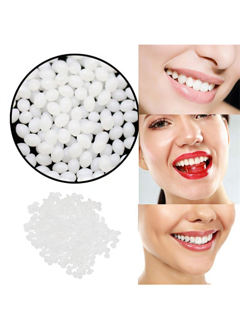 Tooth Solid Gel,Temporary Teeth Repair Kit, Missing Teeth Repair Kit, Temporary Teeth Beads with 4 Dental Tools, Repair Missing or Broken Teeth