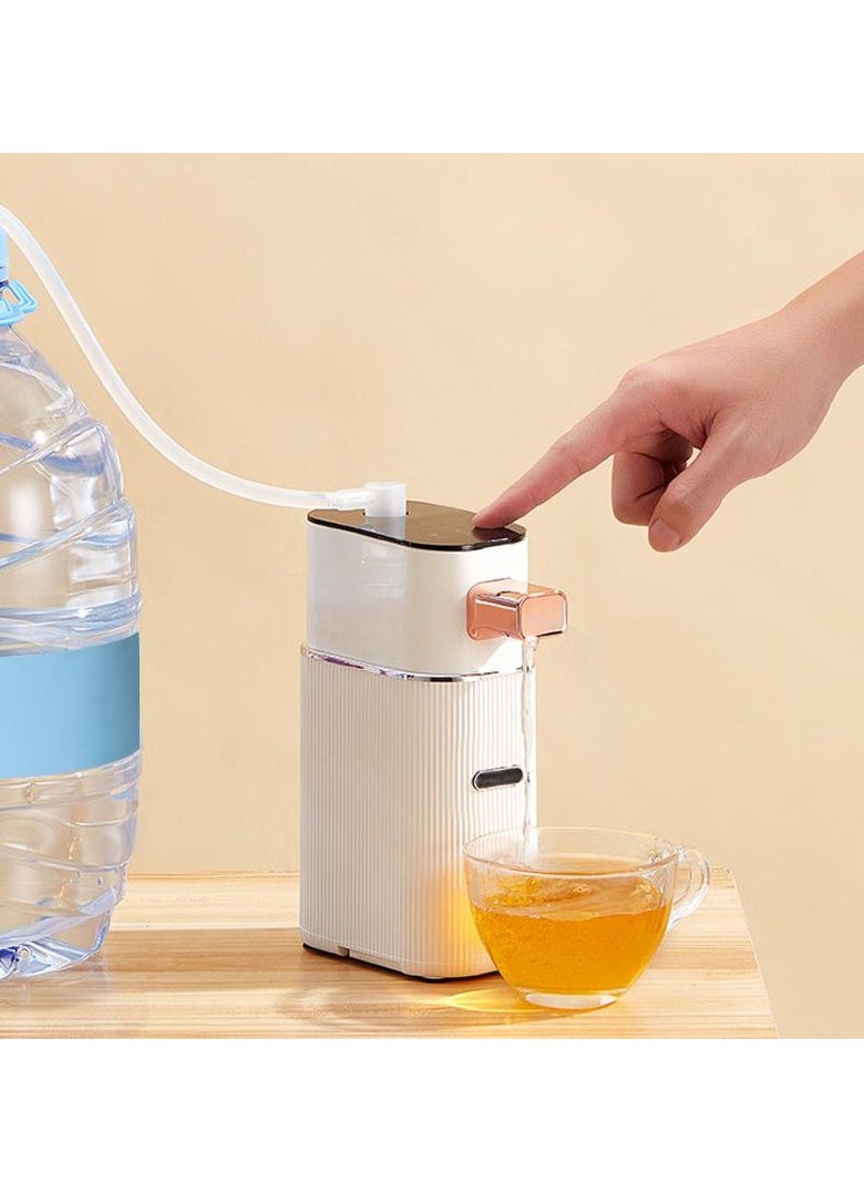 Verci Portable Instant Water Dispenser - European Plug Quick 3 Second Heating Adjustable Temperature Control Mini Desktop Heater for Office Travel Friendly for Tea Coffee Milk No Battery Electric Power Supply Durable Plastic  - Image 2