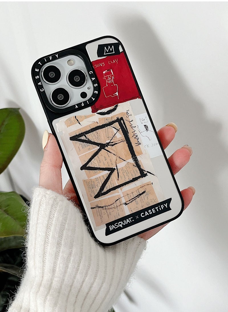 Casetify iPhone 14/13/12/Pro/Max Protective Case Cover (Crown Sticker) - Image 2