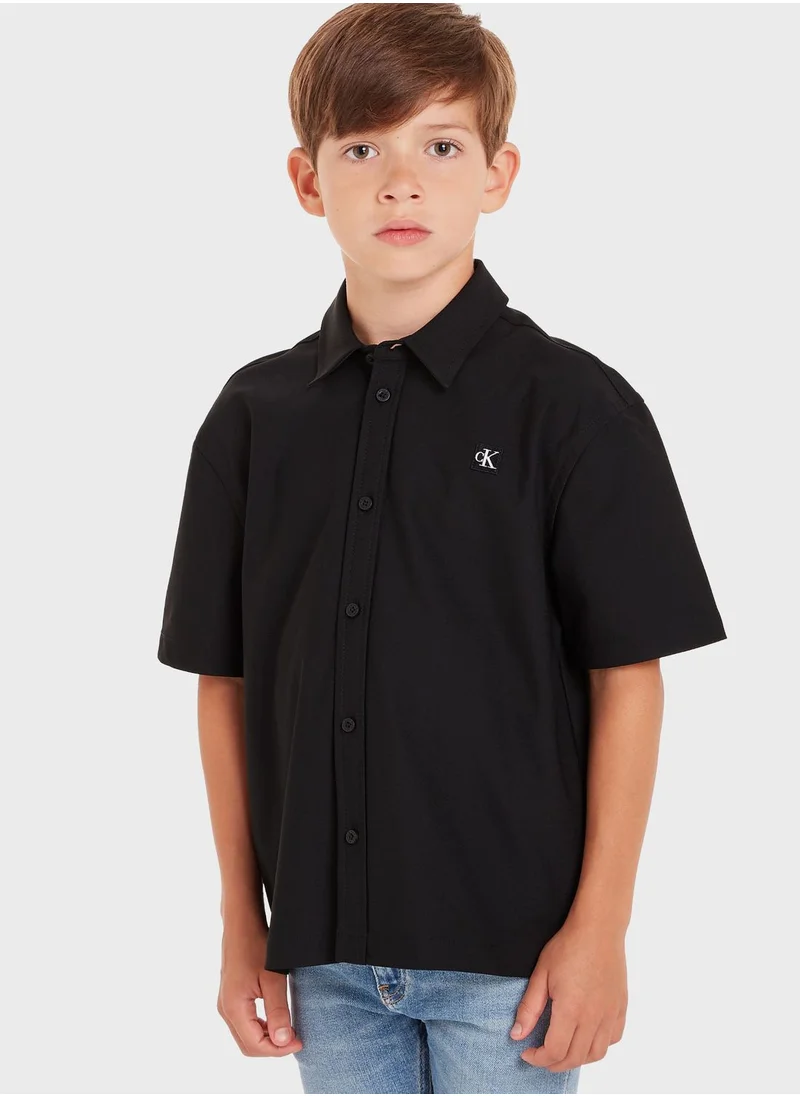 Calvin Klein Jeans Youth Dry Knitted Shirt