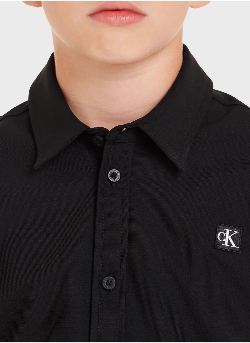 Calvin Klein Jeans Youth Dry Knitted Shirt
