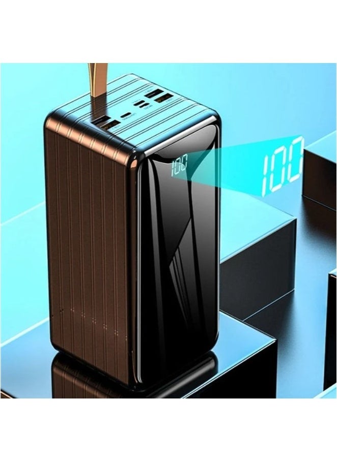 60000mAh Portable Power Bank with Fast Charging, High Capacity External Battery Pack for Smartphones, Tablets, Laptops, Durable and Compact Power Supply