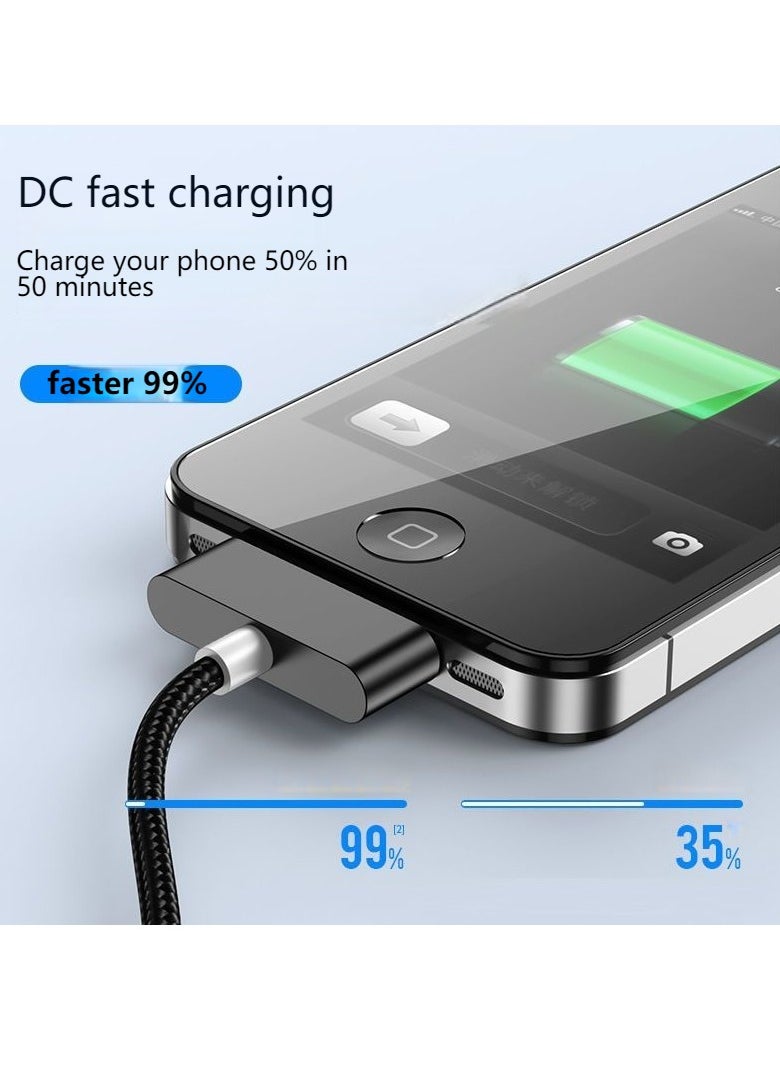 KENSUO USB Sync and Charging Cable for Apple iPhone 4/4s, iPhone 3G/3GS, iPad 1/2/3, iPod, 4.9 Feet, Black  - Image 5