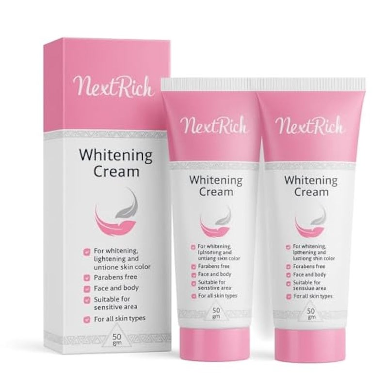 Next Rich Cream 50 grams | Bundle of 2 | Face and Body | Deep Hydration Nourishment | All Skin Types - Image 1