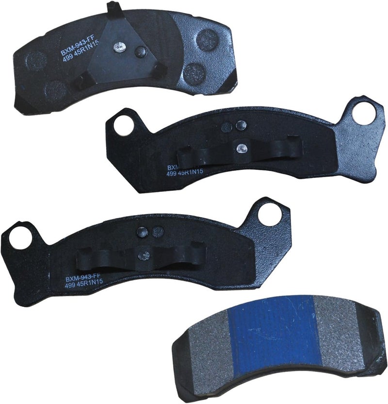 Bendix Premium SBM499 Semi-Metallic Front Brake Pads for Ford Crown Victoria 1994-1993, Grand Marquis 1994-1992, Lincoln Town Car 1994-1993, Mercury Grand Marquis 1994-1993 - Image 1