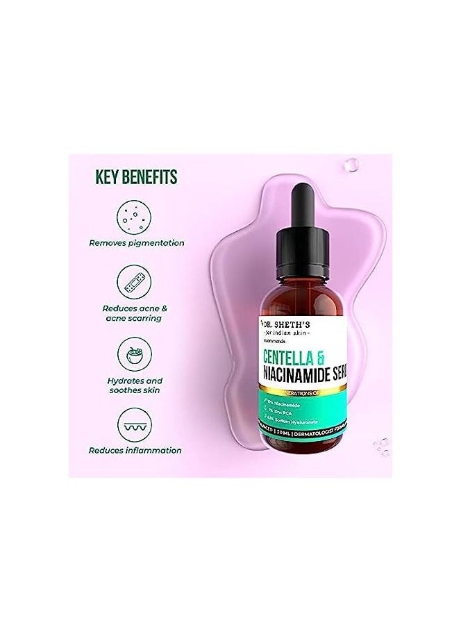 Dr. Sheth's - Dr. Sheth's Centella & 10% Niacinamide Serum For All Skin Types 30ml - Image 1