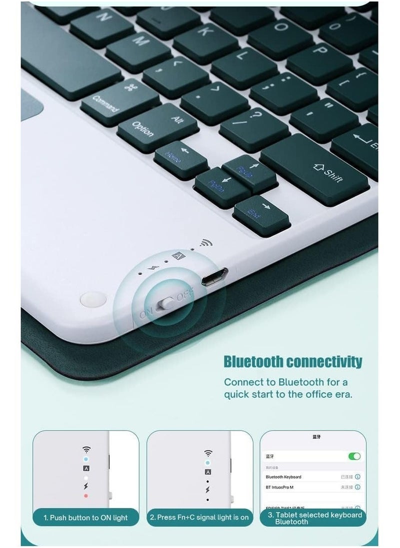 Generic - Keyboard Case Compatible with Xiaomi Redmi Pad SE 11 Inch 2023, Cover with Touched Keyboard & Bluetooth Mice For Redmi Pad SE 11'' - Image 1