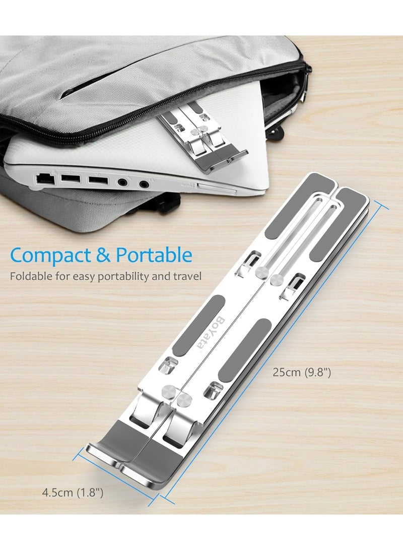 Laptop Stand Adjustable Laptop Holder Anti-Slip Notebook Stand Holder Metal Riser Portable Computer Mount 6 Level Height - Image 5