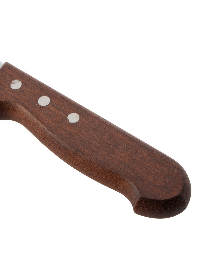 Hic Stainless Steel Knife For Cutting Meat Japanese Wood Handle Size 5  - Image 2