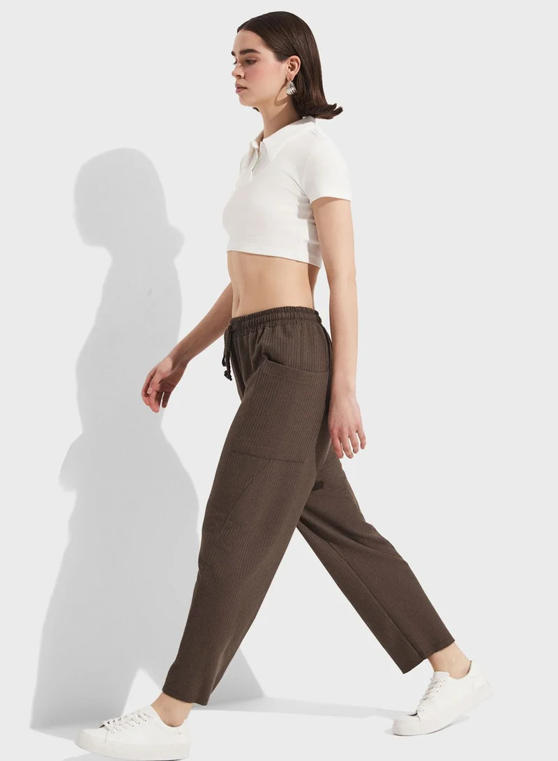 جون High Waist Pants