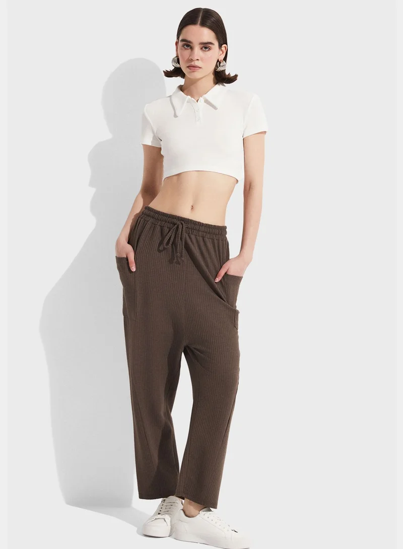 جون High Waist Pants