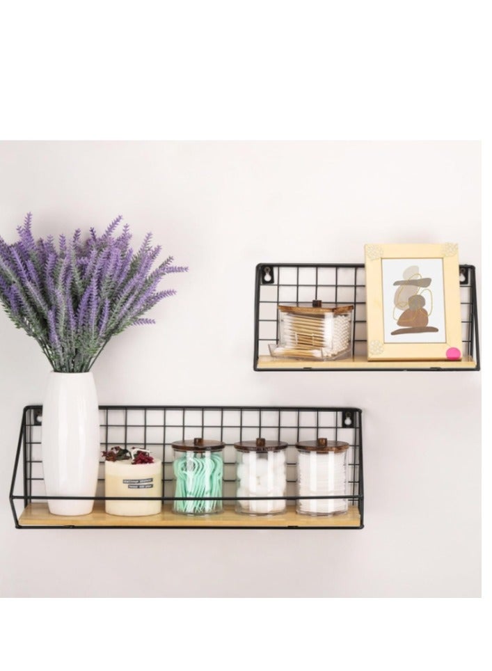 OASIS-TH 4 Packs Bathroom Jars Qtip Holder, Apothecary Jars, Acrylic Cotton Ball Holder, Clear Bathroom Canisters with Wooden Lids For Cotton Swab Cotton Brush - Image 3