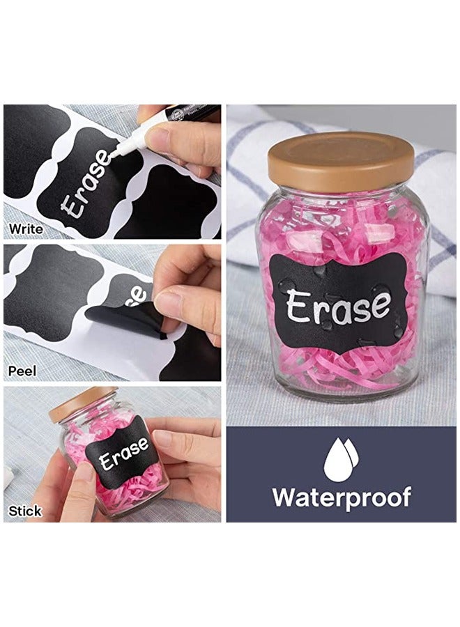 300 Chalkboard Labels And White Erasable Marker Storage Stickers - Image 5