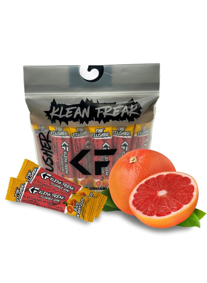 Klean Freak كلين فريك - مناديل فلاشابل - 20 عبوة - جريب فروت لذيذ - Image 1