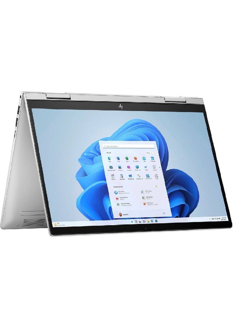 HP Envy X360 14-es1023dx (Upgraded Version) Laptop With 14-Inch FHD IPS Display, Core 7-150U Processor/16GB RAM/ 512GB SSD/Intel Iris Xe Graphics/Windows 11 English silver - Image 2
