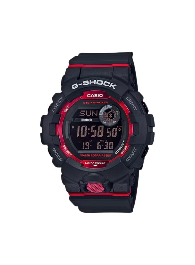 كاسيو ساعة كاسيو جي-شوك GBD-800-1DR بلوتوث رياضية رقمية مع عداد خطوات مقاومة للصدمات مقاومة ماء 200 متر - Image 1