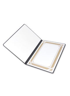 Generic A4 Size Certificate Folder With Black Cover  - Image 3