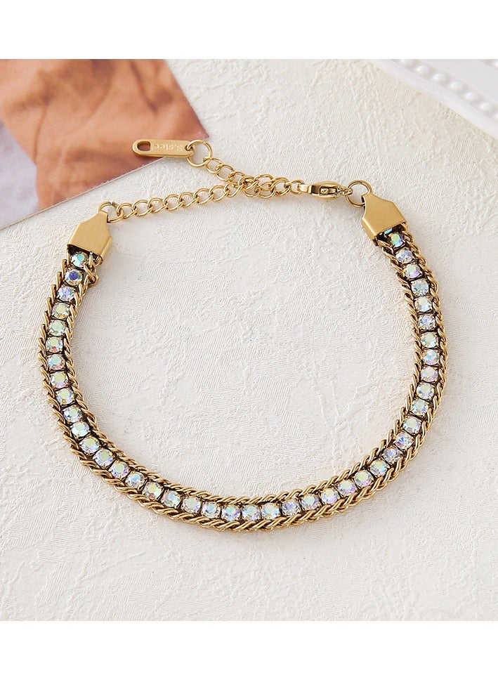 Mark Fairwhale Fashionable High-end Light Luxury Four Petal Flower Bracelet 