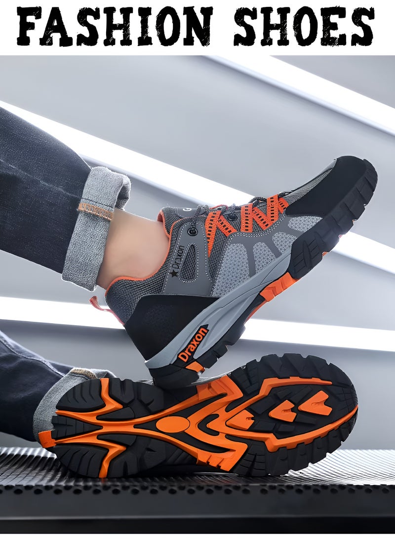 Draxon Fasion Safety Shoes for Men Women CE Standard Steel Toe and Midsole Work Lightweight Anti-Puncture Industry Construction Sneakers - Image 4