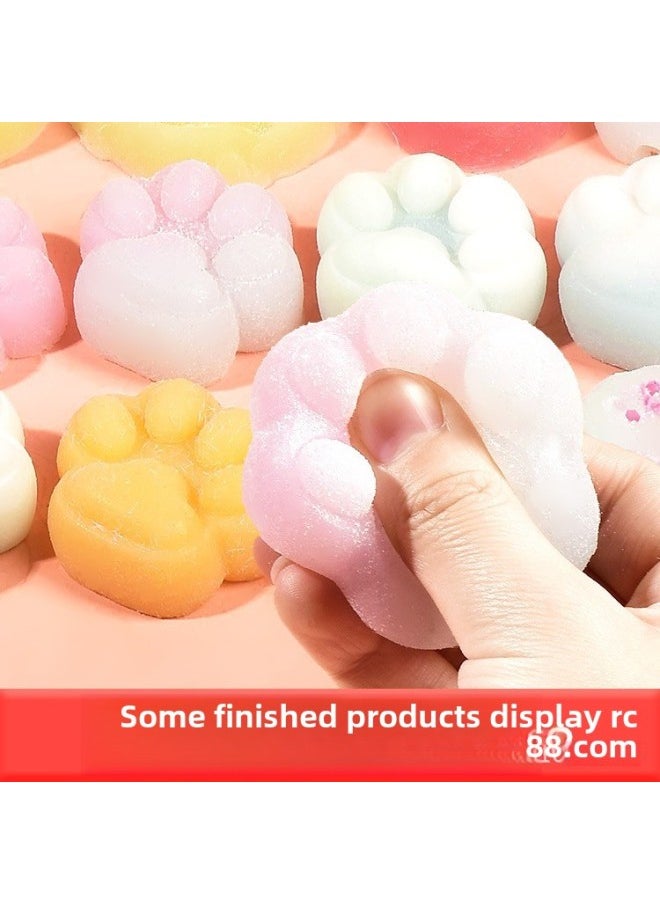 Generic - Kneading Silicone Mold Collection Cat Claw Waffle Crystal Glue Ab Glue Handmade Diy Material Food Toy Mold-Specifications:Hand-cut Mold 1 Egg Egg - Image 1