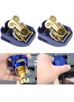 Excefore Quick Release 12V Battery Terminals Clamps Connectors, 2 Pcs Battery Terminals Clamps Connectors Quick Disconnect Terminals for Car Caravan Motorhome (Red and Blue)  - Image 4