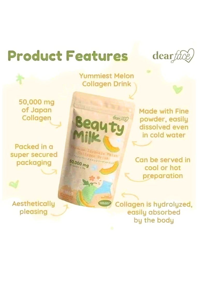 dear face Beauty Milk Premium Japanese Melon - Image 2