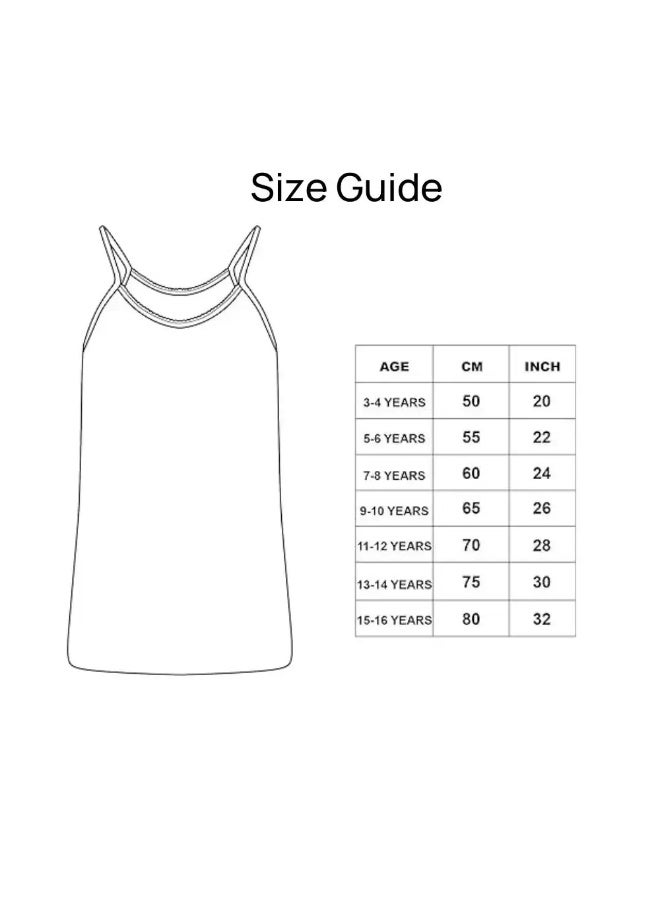 Lux قميص داخلي من قماش القطن الممشط للفتيات بلون أبيض - عبوة من 3 قطع للأعمار 13-14 سنة - Image 3