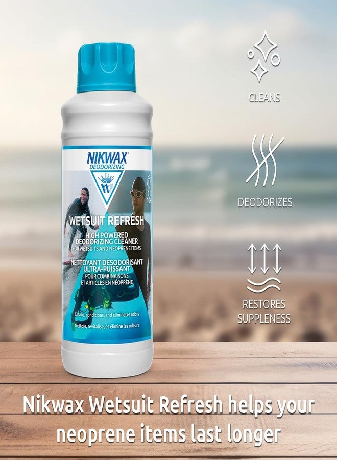 Nikwax Wetsuit Refresh 1L, Cleans, Conditions & Deodorizes Wetsuits, Booties and Neoprene Items - Image 3