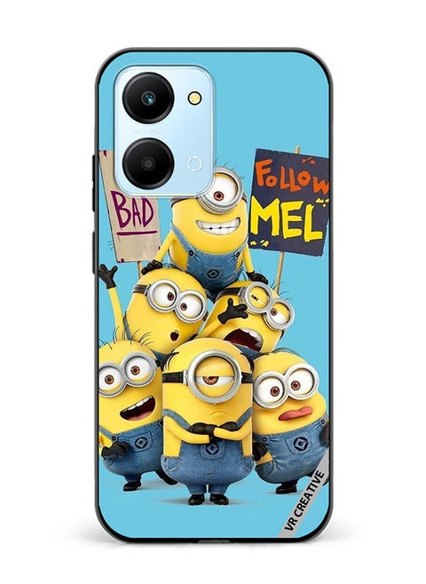 Protective Case Cover For Honor Play7T Be Bad Follow Mel Design Multicolour