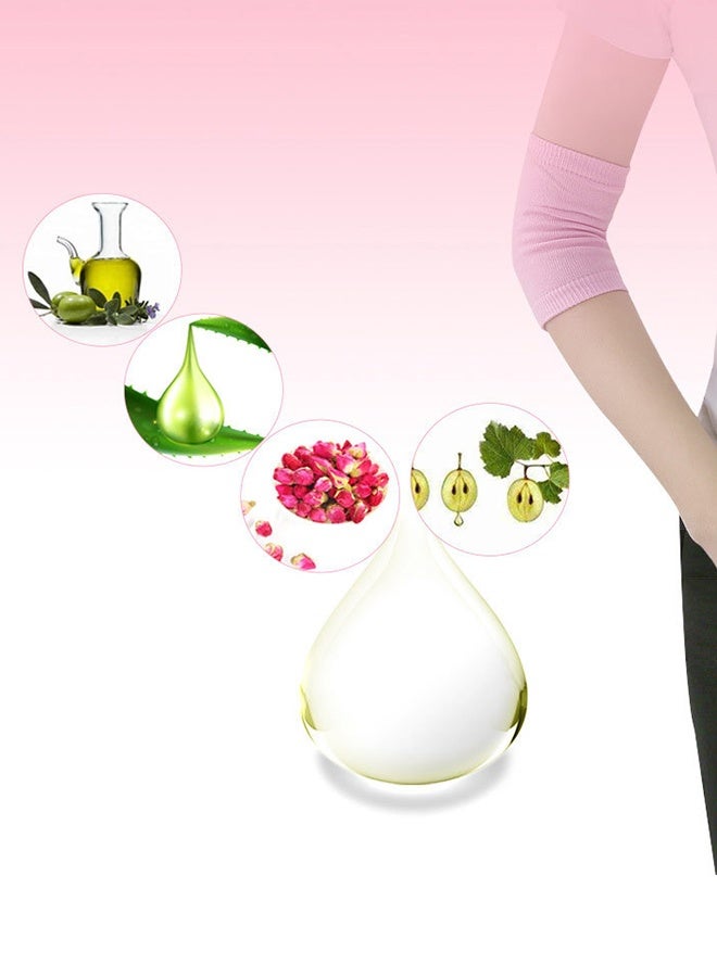 Polish'D 1 Pair Gel Elbow Sleeves for Women, Soft Gel Elbow Pads for SPA Moisturizing Dry Cracked Skin Care, Cover Heel Socks Elbow Sleeves, Elbow Pads for Pain, Calloused and Reduce Wear - Image 5