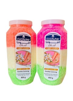 Evona Evona Pedicure Salts To Remove Dead Skin And Lighten The Feet, 2 Packs  - Image 1
