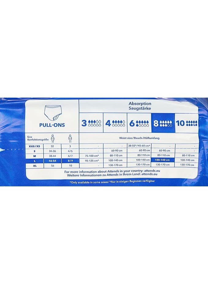 Attends Pull Ons 8, Large, Pack Of 16 - Image 3