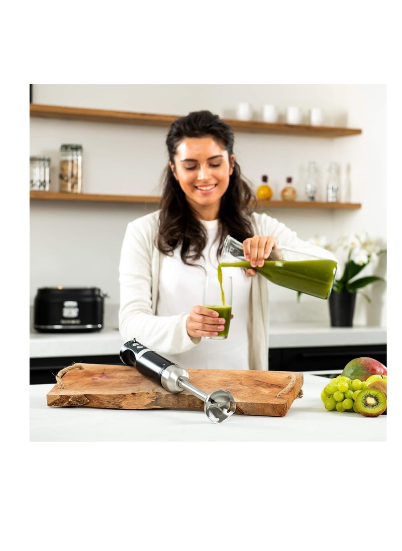 Westinghouse Retro Series Hand Blender - Black | Stylish and Powerful Blender for Effortless Blending  - Image 2