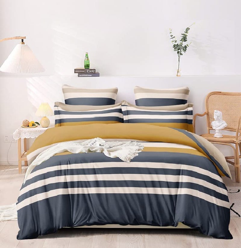 Laying Style™1 Reversible Comforter Super King size108 x 108 Both Side Same Print 1 Bedsheet King Size 108 * 108 inches with 2 Pillow Cover (Comforter with Bedsheet) - Image 5