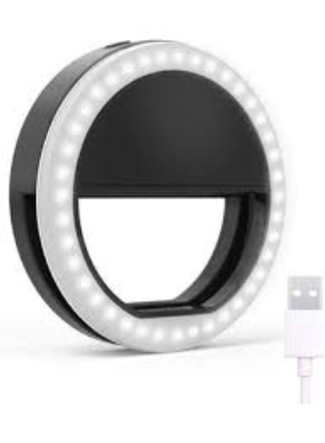 Ring Light Selfie Mobile Phone Rechargeable LED Camera Light for Video Shooting, Laptop Light for Video Conferencing (All Color Light and Flash) - Image 3