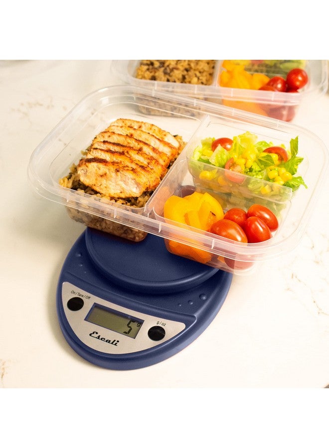 Escali Primo Digital Kitchen Scale 11Lb/5Kg, Royal Blue - Image 5