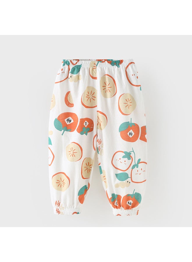 Baby's Cotton Anti-mosquito Pants Boy's Summer Thin Class A Baby's Summer Children's Outer Wear Air Conditioning Pants