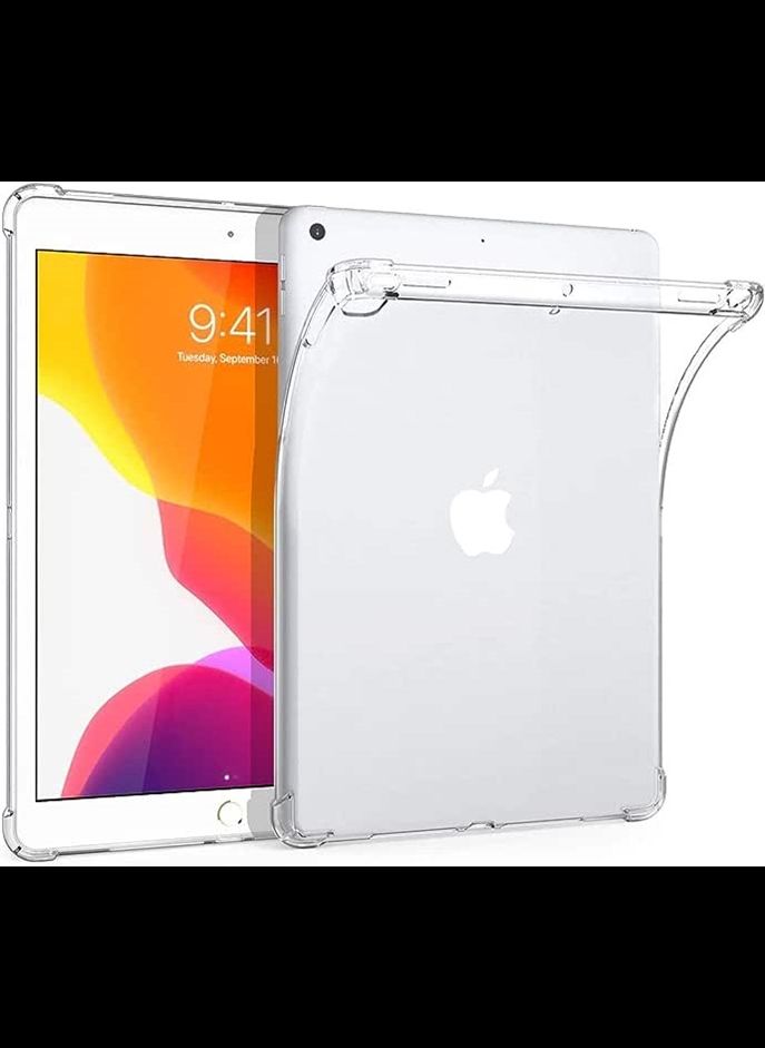 Clear Case for iPads - Fit TPU Shock-Absorption [Reinforced Corners][Crystal Clear Cover] Transparent Back Protective Cover for (iPad Mini 4/5)