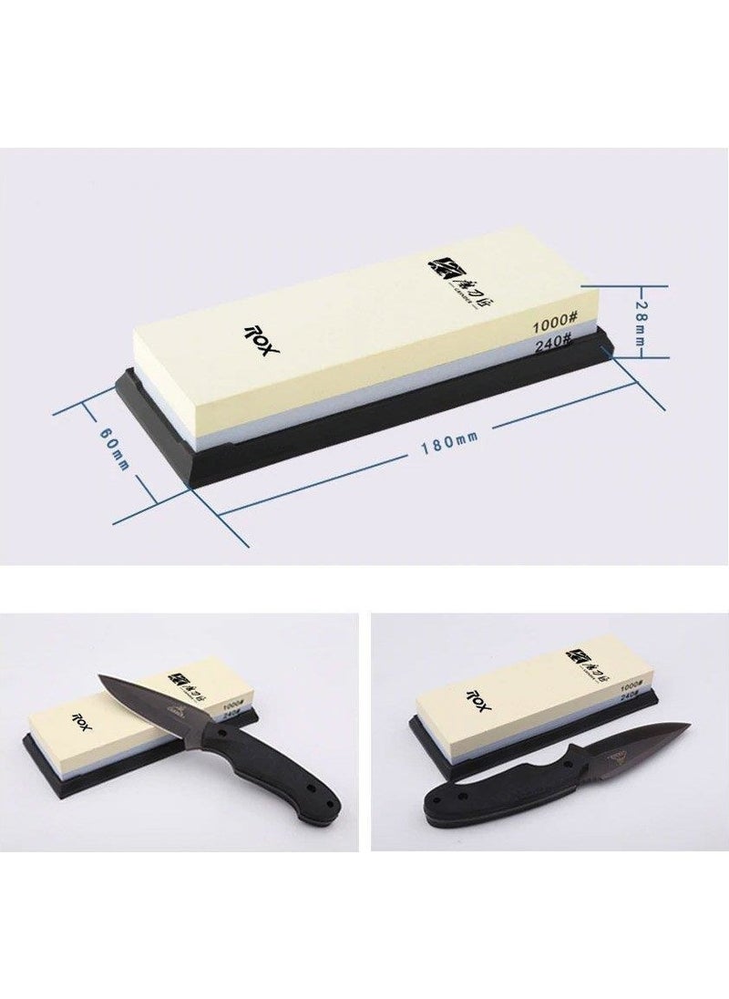 ROX 6124 Taidea Double Sided Sharpening Stone 240/1000 Grit  - Image 3