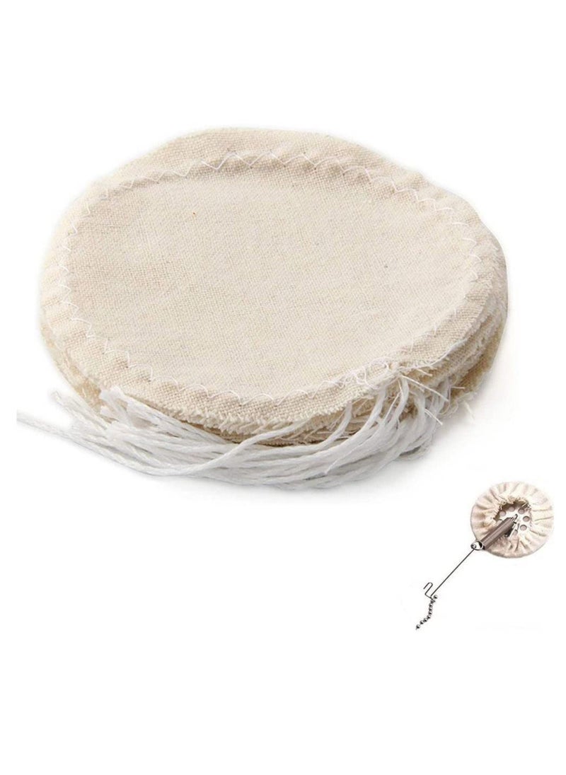 MIBRU Coffee and Tea Syphon Replacement Filter Cloth 10pcs set  - Image 1