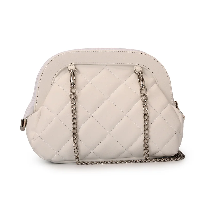 Carmen Steffens Quilted Bag Cs White