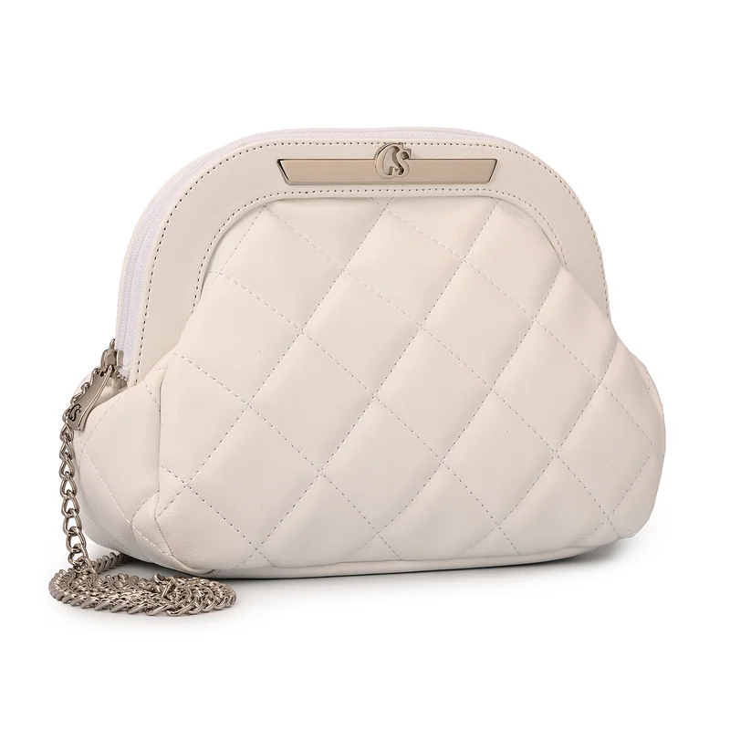 Quilted Bag Cs White