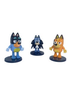 General Blueys Bingo Puppy Creative Car Ornament Cake Baking Decorative Doll Figure Model (7-9.5 cm)  - Image 2