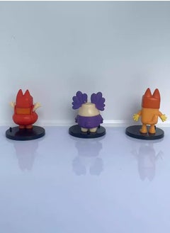 General Blueys Bingo Puppy Creative Car Ornament Cake Baking Decorative Doll Figure Model (7-9.5 cm)  - Image 3
