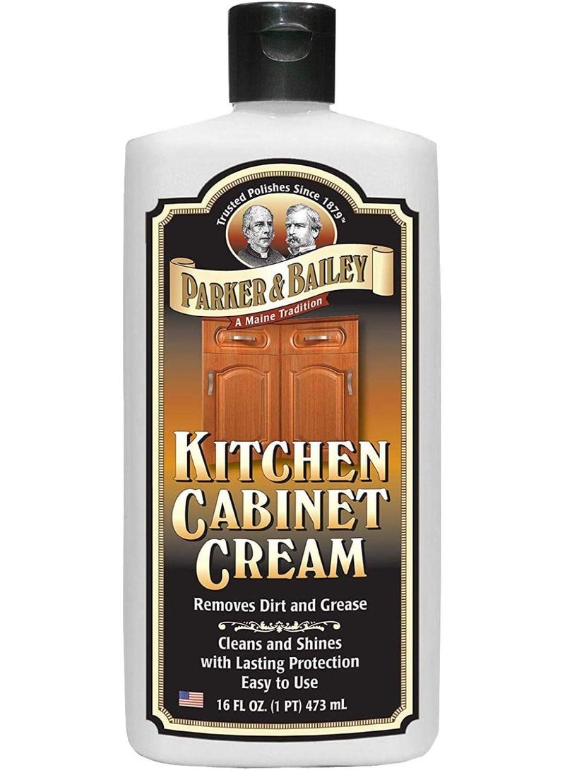 Parker & Bailey كريم تنظيف خزائن المطبخ باركر وبايلي - منظف خشب - مزيل دهون 16 أونصة (1) - Image 1