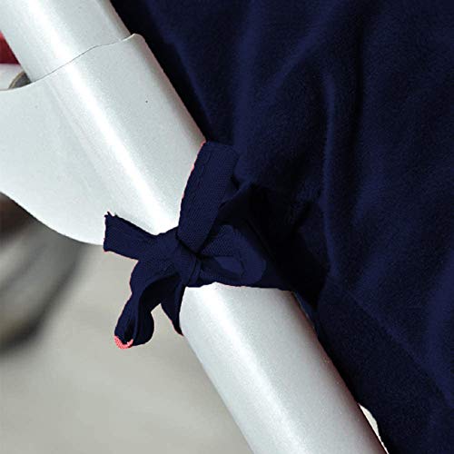 DADDY COOL وسادة كرسي دادي كول من المخمل الناعم للكرسي الهزاز مكتب المنزل في الهواء الطلق والداخلية resting على الأرض مجموعة من 1 20 × 60 بوصة أزرق داكن - Image 4