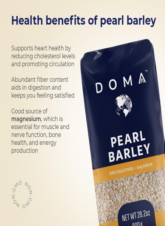DOMA Pearl Barley 3.52lb (2x1.76 lb) – Great for Soups, Stews, Salads, Risotto, Pilaf, Nutrient-Rich, Premium Grains, Non-GMO - Image 4