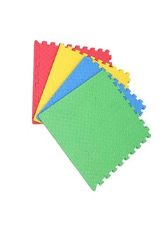 N M Z N M Z Used as a Puzzle Game for Kids -Helps Enhance Reasoning Skill Among Kids Leaf Pattern Baby EVA Foam Puzzle Play Interlocking Exercise Floor Mat for Kids (Multicolour) - 4 Pieces  - Image 1